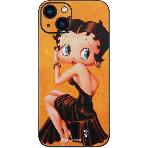 Betty Boop Little Black Dress iPhone 15 Plus Skin