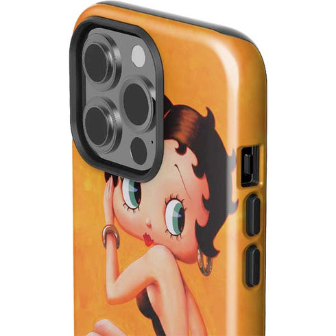 Betty Boop Little Black Dress iPhone 14 Pro Impact Case