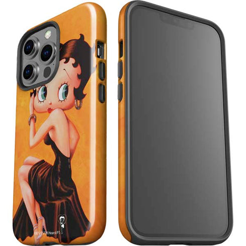 Betty Boop Little Black Dress iPhone 14 Pro Impact Case