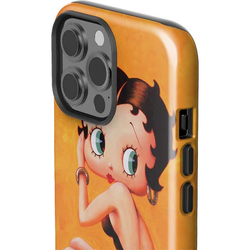 Betty Boop Little Black Dress iPhone 15 Pro Max Impact Case