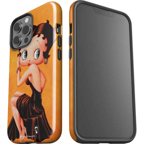 Betty Boop Little Black Dress iPhone 15 Pro Max Impact Case