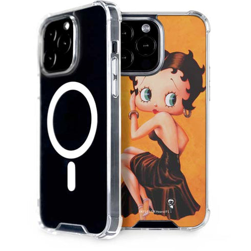 Betty Boop Little Black Dress iPhone 15 Pro Max MagSafe Case