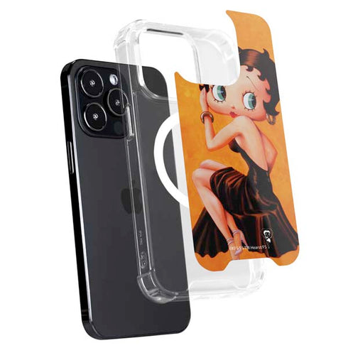 Betty Boop Little Black Dress iPhone 15 Pro Max MagSafe Case