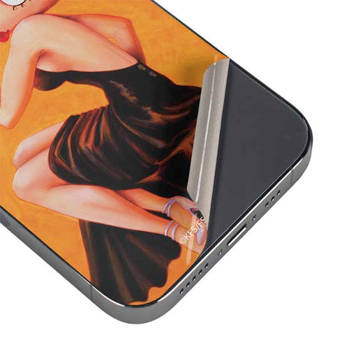 Betty Boop Little Black Dress iPhone 14 Pro Max Skin