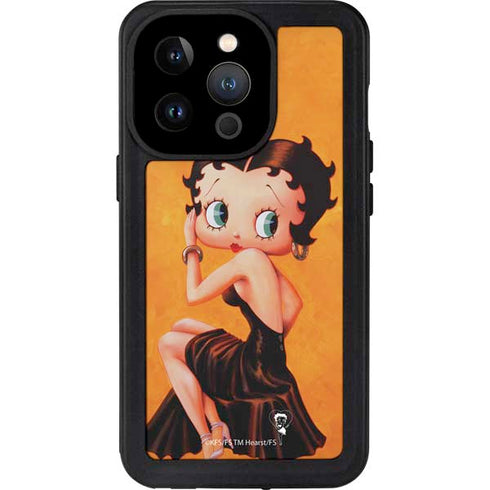 Betty Boop Little Black Dress iPhone 15 Pro Waterproof Case