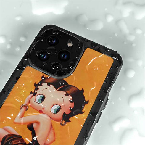 Betty Boop Little Black Dress iPhone 15 Pro Waterproof Case