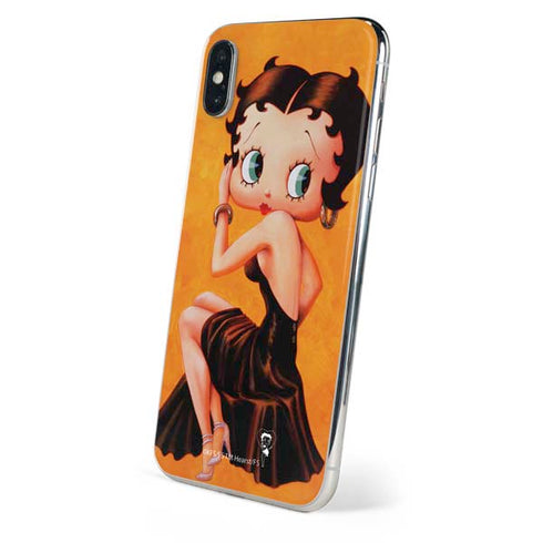 Betty Boop Little Black Dress iPhone X Skin