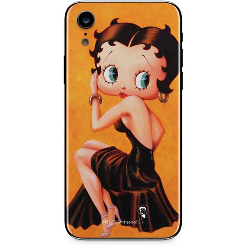 Betty Boop Little Black Dress iPhone XR Skin