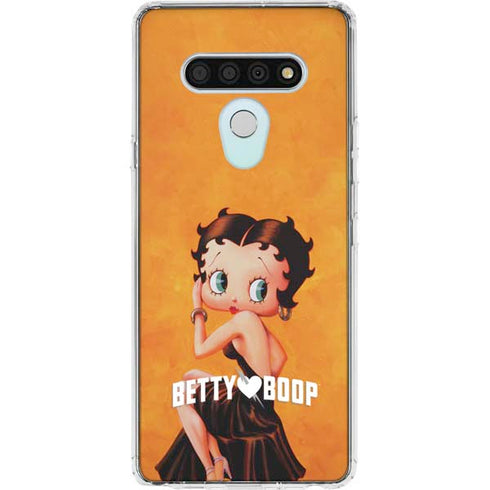 Betty Boop Little Black Dress LG Stylo 6 Clear Case