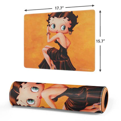 Betty Boop Little Black Dress Gaming Mouse Pad