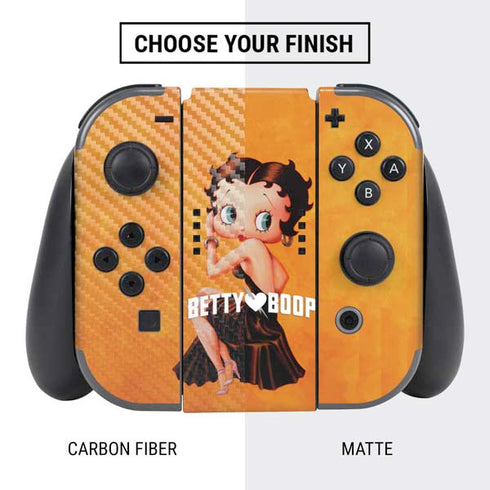 Betty Boop Little Black Dress Nintendo Switch Bundle Skin