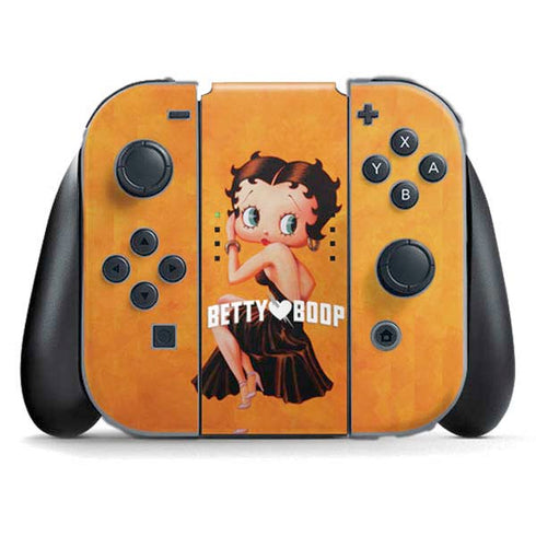 Betty Boop Little Black Dress Nintendo Switch (2017-2021) Joy-Con Controller Skin