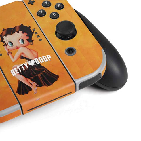 Betty Boop Little Black Dress Nintendo Switch OLED (2021) Skin