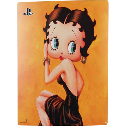 Betty Boop Little Black Dress PS5 Digital Edition Console Skin