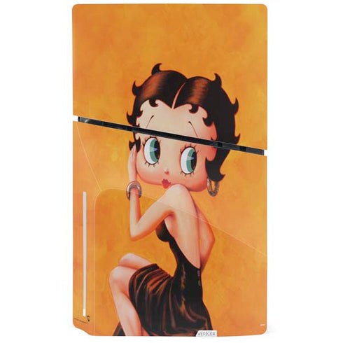 Betty Boop Little Black Dress PS5 Slim Disk Bundle Skin