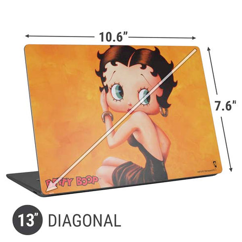 Betty Boop Little Black Dress Universal Laptop 13in (10.6 x 7.6in) Skin