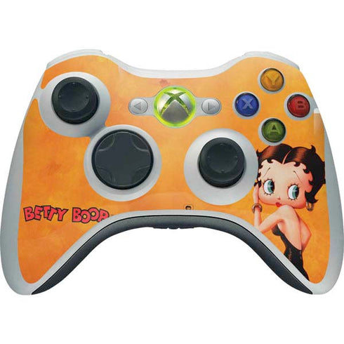 Betty Boop Little Black Dress Xbox 360 Wireless Controller Skin