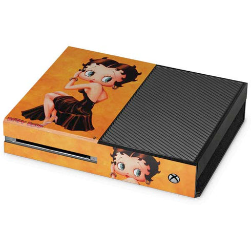 Betty Boop Little Black Dress Xbox One Console Skin