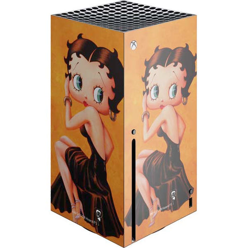Betty Boop Little Black Dress Xbox Series X Console Skin