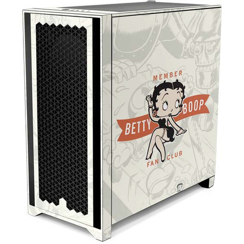 Betty Boop Member Fan Club Corsair 4000D Tempered Glass Mid-Tower ATX Case Skin