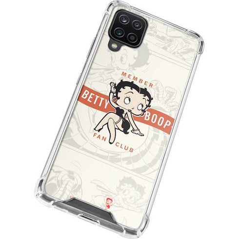 Betty Boop Member Fan Club Galaxy A12 Clear Case