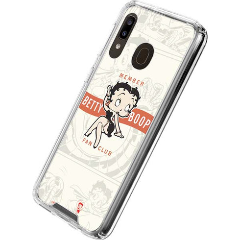 Betty Boop Member Fan Club Galaxy A30 Clear Case