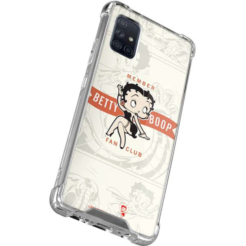 Betty Boop Member Fan Club Galaxy A71 5G Clear Case