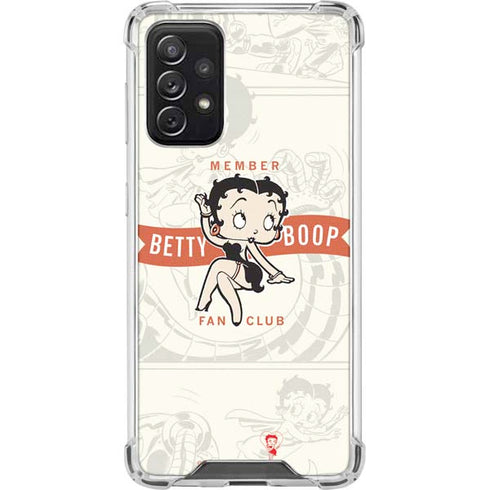 Betty Boop Member Fan Club Galaxy A72 5G Clear Case
