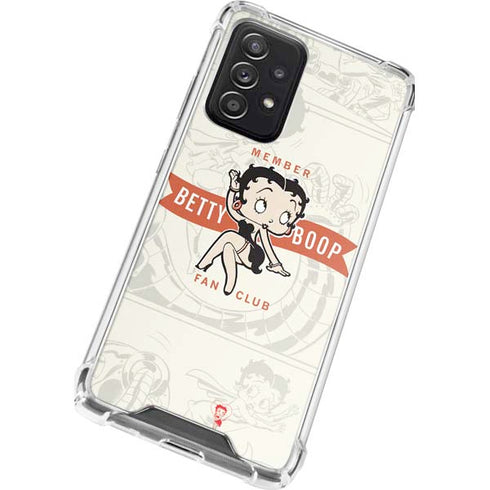 Betty Boop Member Fan Club Galaxy A72 5G Clear Case