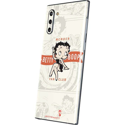 Betty Boop Member Fan Club Galaxy Note 10 Skin