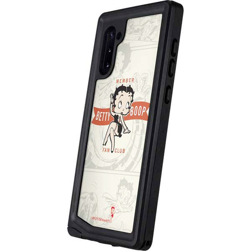 Betty Boop Member Fan Club Galaxy Note 10 Waterproof Case