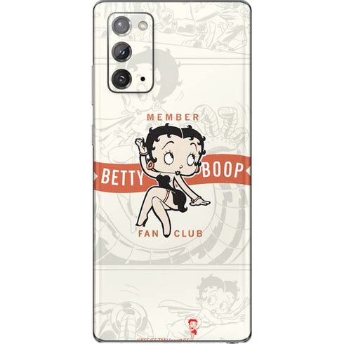 Betty Boop Member Fan Club Galaxy Note20 5G Skin