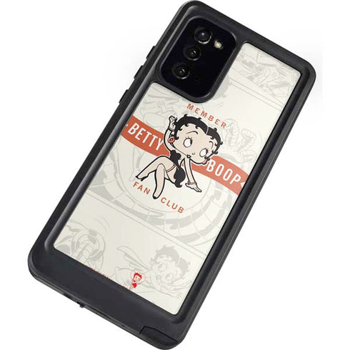 Betty Boop Member Fan Club Galaxy Note20 5G Waterproof Case