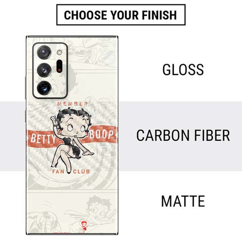 Betty Boop Member Fan Club Galaxy Note20 Ultra 5G Skin