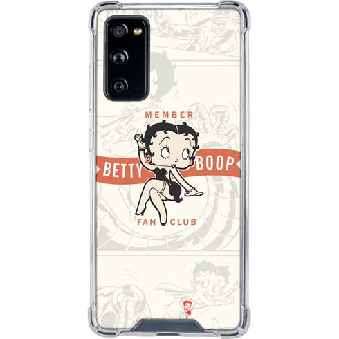 Betty Boop Member Fan Club Galaxy S20 FE Clear Case