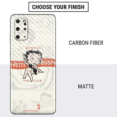 Betty Boop Member Fan Club Galaxy S20 Plus Skin