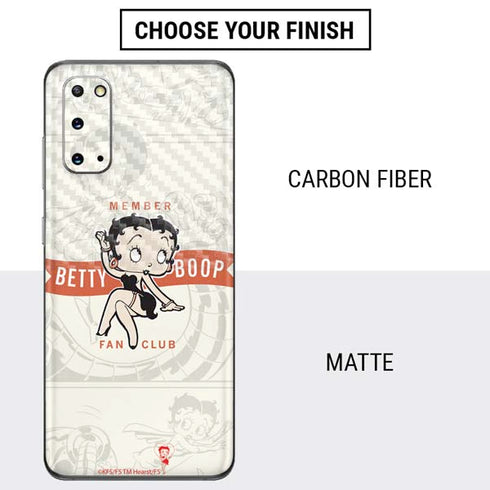 Betty Boop Member Fan Club Galaxy S20 Skin