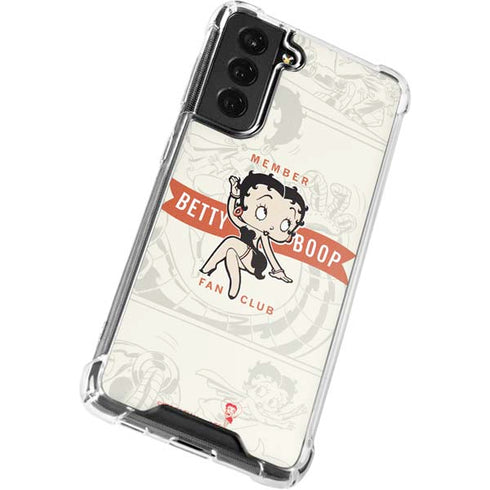 Betty Boop Member Fan Club Galaxy S21 FE Clear Case