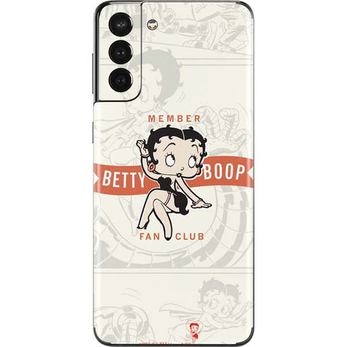 Betty Boop Member Fan Club Galaxy S21 Plus 5G Skin