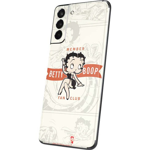 Betty Boop Member Fan Club Galaxy S21 Plus 5G Skin