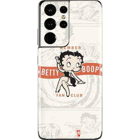 Betty Boop Member Fan Club Galaxy S21 Ultra 5G Skin