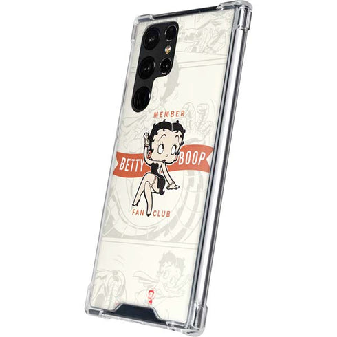 Betty Boop Member Fan Club Galaxy S22 Ultra Clear Case