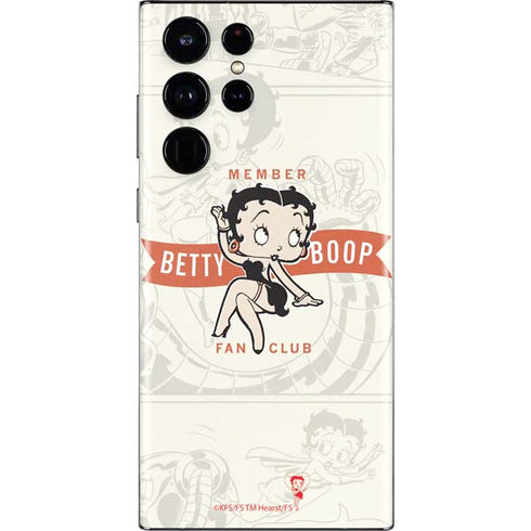 Betty Boop Member Fan Club Galaxy S22 Ultra Skin