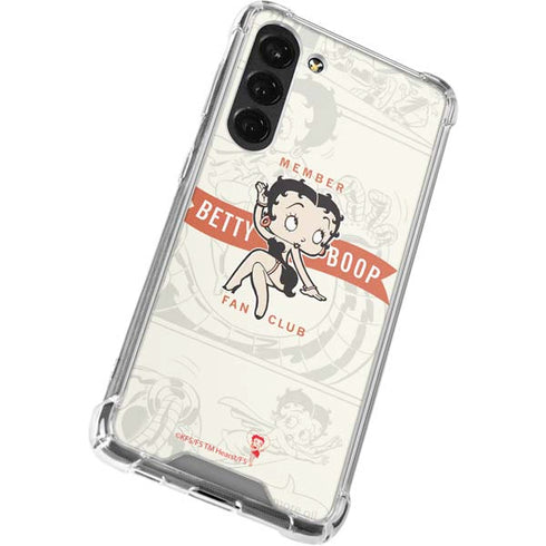 Betty Boop Member Fan Club Galaxy S23 Plus Clear Case