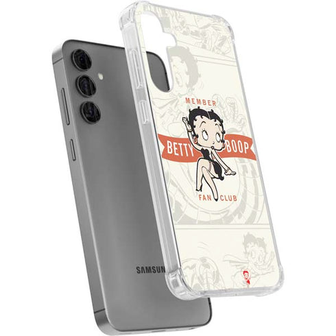 Betty Boop Member Fan Club Galaxy S24 Plus Clear Case