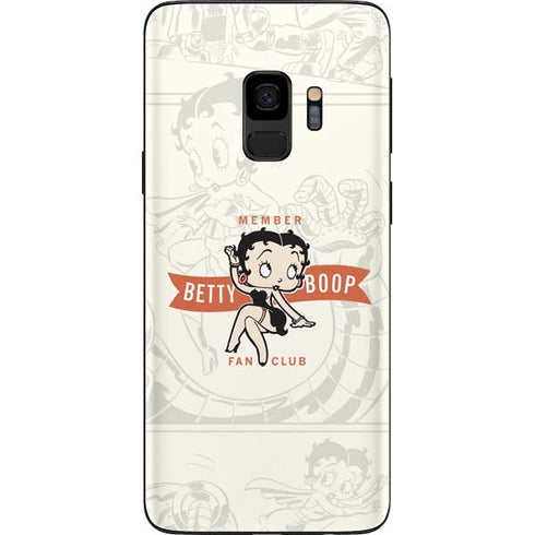 Betty Boop Member Fan Club Galaxy S9 Skin