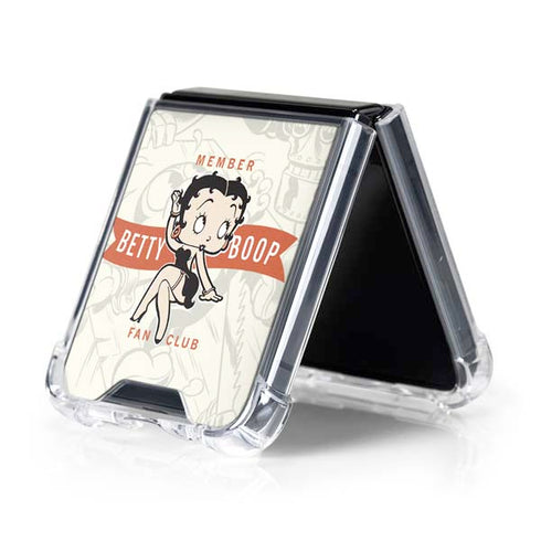 Betty Boop Member Fan Club Galaxy Z Flip5 5G Clear Case