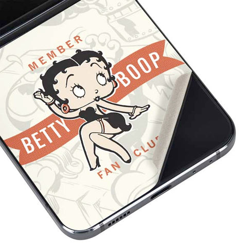 Betty Boop Member Fan Club Galaxy Z Flip5 5G Skin