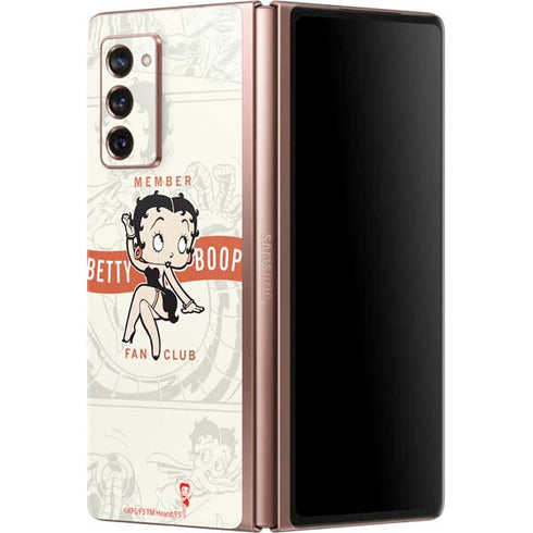 Betty Boop Member Fan Club Galaxy Z Fold2 5G Skin