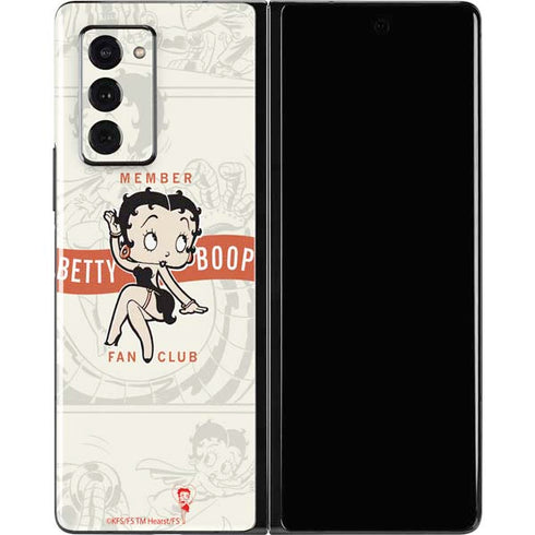 Betty Boop Member Fan Club Galaxy Z Fold2 5G Skin